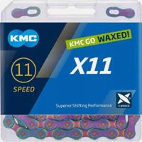 KMC x11 aurora waxed 118 links 11-speed chain