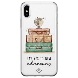 iPhone XS Max siliconen hoesje - Wanderlust