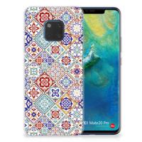 Huawei Mate 20 Pro | TPU | Siliconen hoesje | Tiles Color