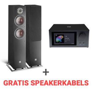 NAD Combi deal Dali Oberon 7 + Nad C700 - zwart/zwart