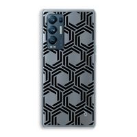 Geometrisch patroon: Oppo Find X3 Neo Transparant Hoesje
