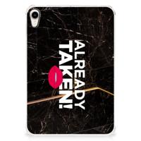 Apple iPad mini 6 (2021) Back cover met naam Already Taken Black