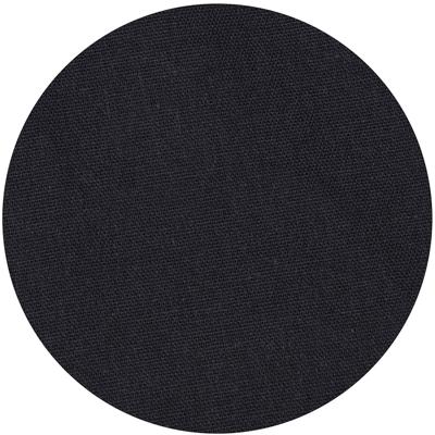 Tafelkleed rond voor binnen - zwart - polyester/katoen - dia 160 cm - Basic eettafel tafelkleden