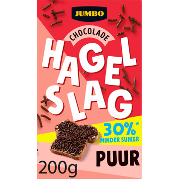 Jumbo Chocolade Hagelslag Puur 200 g