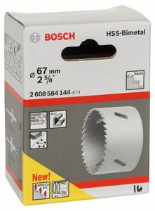 Bosch Accessoires Gatzaag HSS-bimetaal voor standaardadapter 67 mm, 2 5/8" 1st - 2608584144
