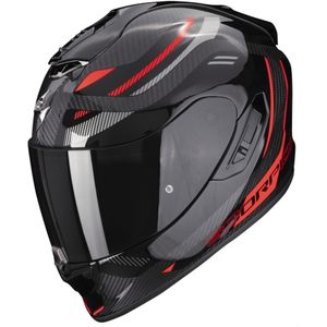 SCORPION EXO-1400 Evo Air Carbon Kydra, Integraalhelm, Zwart-Rood