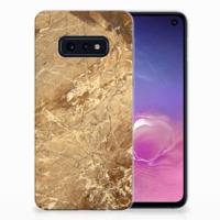 Samsung Galaxy S10e | TPU | Siliconen hoesje | Marmer Creme Samsung Galaxy S10e | TPU | Siliconen hoesje | Marmer Creme