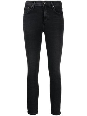 AGOLDE jean skinny Sophie à taille basse - Noir