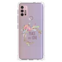Motorola Moto G30 | G20 | G10 Stevig | Bumper Hoesje | Boho Text