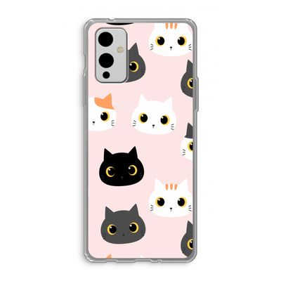 Katten: OnePlus 9 Transparant Hoesje
