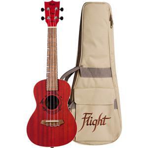 Flight Gemstone Series DUC380 Coral concert ukelele met gigbag