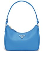 Prada mini sac Re-Edition en cuir - Bleu