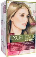 Loreal Excellence 8.1 licht asblond (1 Set)