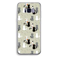 Katten: Samsung Galaxy S8 Plus Transparant Hoesje