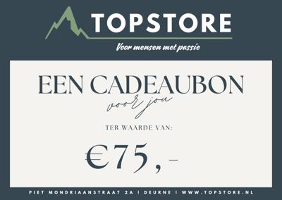Cadeaubon TOPSTORE € 75,-