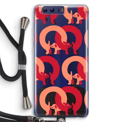 Dogs: Honor 9 Transparant Hoesje met koord