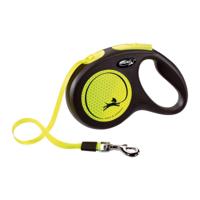 Hondenriem Flexi NEW CLASSIC NEON 5 m Maat S