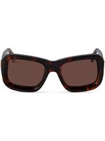 Off-White Eyewear lunettes de soleil Verona à monture oversize - Marron