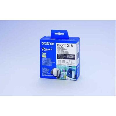 Printerlabels Brother DK11218 Wit