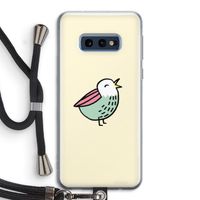Birdy: Samsung Galaxy S10e Transparant Hoesje met koord