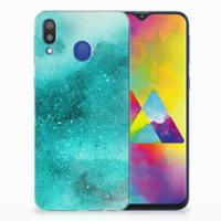Smartphone hoesje Samsung Galaxy M20 (Power) Painting Blue