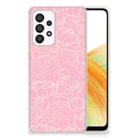 Samsung Galaxy A33 5G TPU Case White Flowers - thumbnail