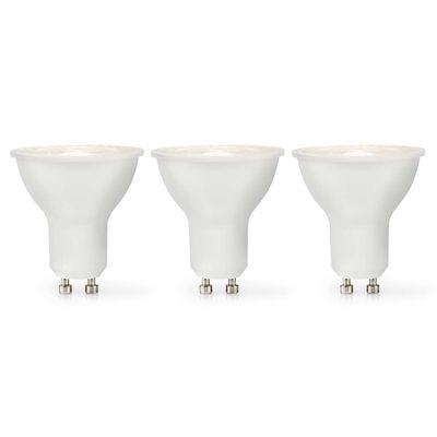 Nedis LED-Lamp GU10 | 4.5 W | 345 lm | 2700 K | 3 Stuk | 1 stuks - LBGU10P166P3 LBGU10P166P3
