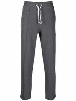 Brunello Cucinelli pantalon de jogging à lien de resserrage - Gris