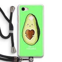 Avocuddle: Pixel 3 Transparant Hoesje met koord