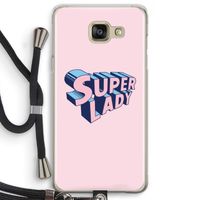 Superlady: Samsung Galaxy A5 (2016) Transparant Hoesje met koord