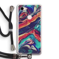Chameleon Sun: Pixel 3 Transparant Hoesje met koord