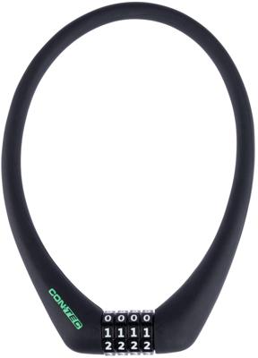CONTEC Ct number cable lock sloc 12 mm x 50 cm, black
