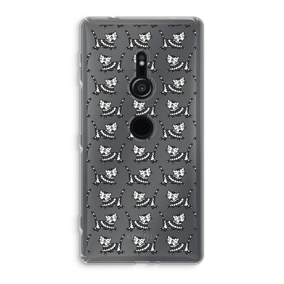 Zwarte poes: Sony Xperia XZ2 Transparant Hoesje