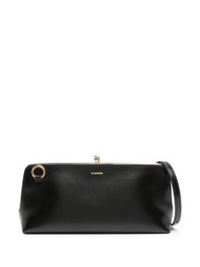 Jil Sander Goji leather shoulder bag - Noir