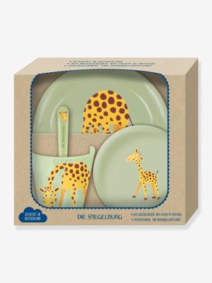 Cadeauset vaatwerk voor baby GIRAFFE DIE SPIEGELBURG meerkleurig