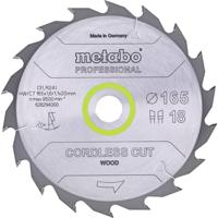 Metabo CORDLESS CUT WOOD 628294000 Cirkelzaagblad 165 x 20 x 1.1 mm Aantal tanden: 18 1 stuk(s)