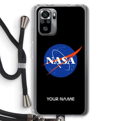 NASA: Xiaomi Redmi Note 10S Transparant Hoesje met koord