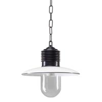 KS Verlichting Veranda hanglampAmpere zwart met retro wit - 1187