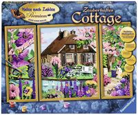 Ravensburger schilderen op nummer Betoverende Cottage - thumbnail