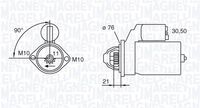 Startmotor / Starter MQS1473 - thumbnail