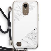 Biggest stripe: LG K10 (2017) Transparant Hoesje met koord