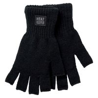 Heatkeeper Vingerloze Handschoenen S/M Zwart