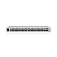 Ubiquiti UniFi USW-48-POE netwerk-switch Managed L2 Gigabit Ethernet (10/100/1000) Power over Ethernet (PoE) 1U Roestvrijstaal - thumbnail