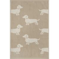 Cawö Cawo We love Dogs gemustert 6246 Badlaken 80x150 natur/beige
