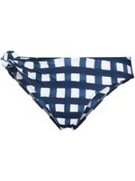 Jacquemus bas de bikini à carreaux vichy - Bleu