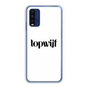 Topwijf Wit: Xiaomi Redmi 9T Transparant Hoesje