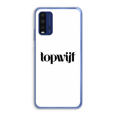 Topwijf Wit: Xiaomi Redmi 9T Transparant Hoesje