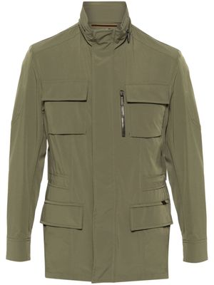 Moorer veste à capuche dissimulée - Vert