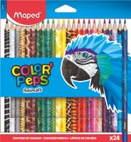 Maped COLOR'PEPS ANIMALS kleurpotlood - in ophangdoos x 24 - thumbnail
