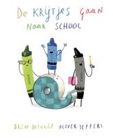 De krijtjes gaan naar school (Hardback)